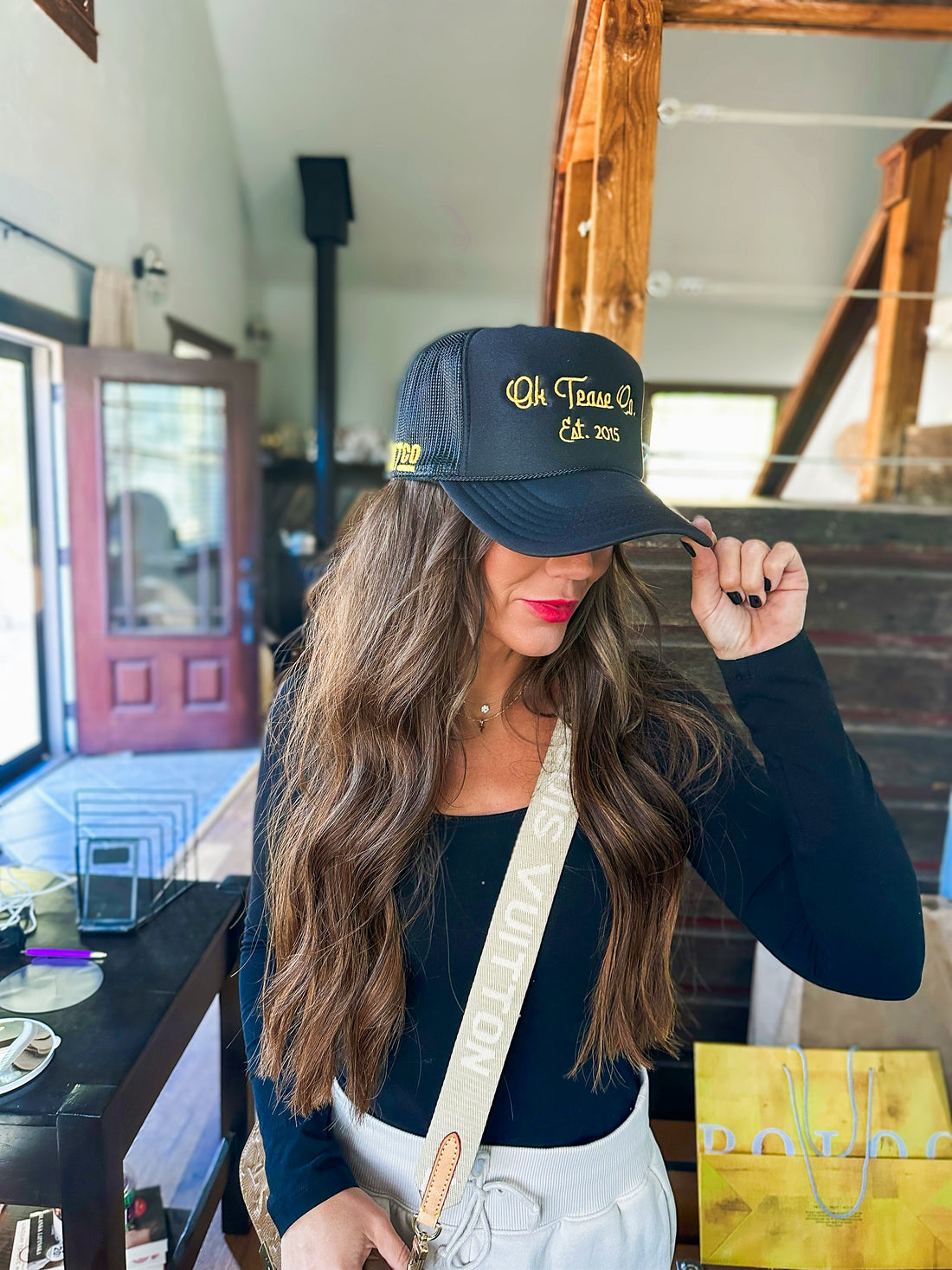 New Vintage OK TEASE CO hat