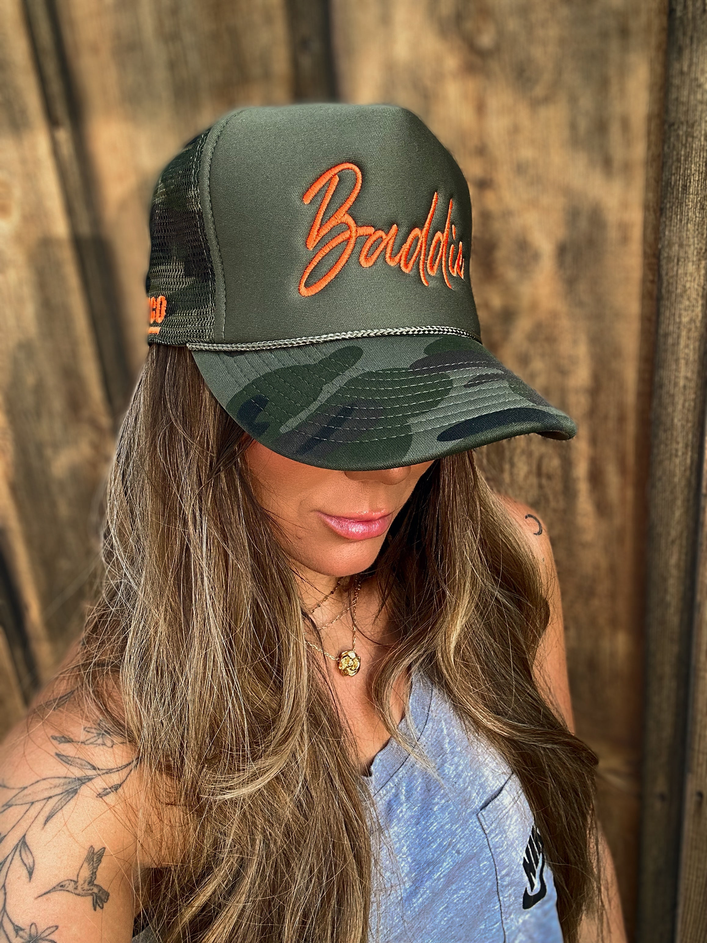 New Arrival Green/Camo Baddie Hat – OK TEASE CO