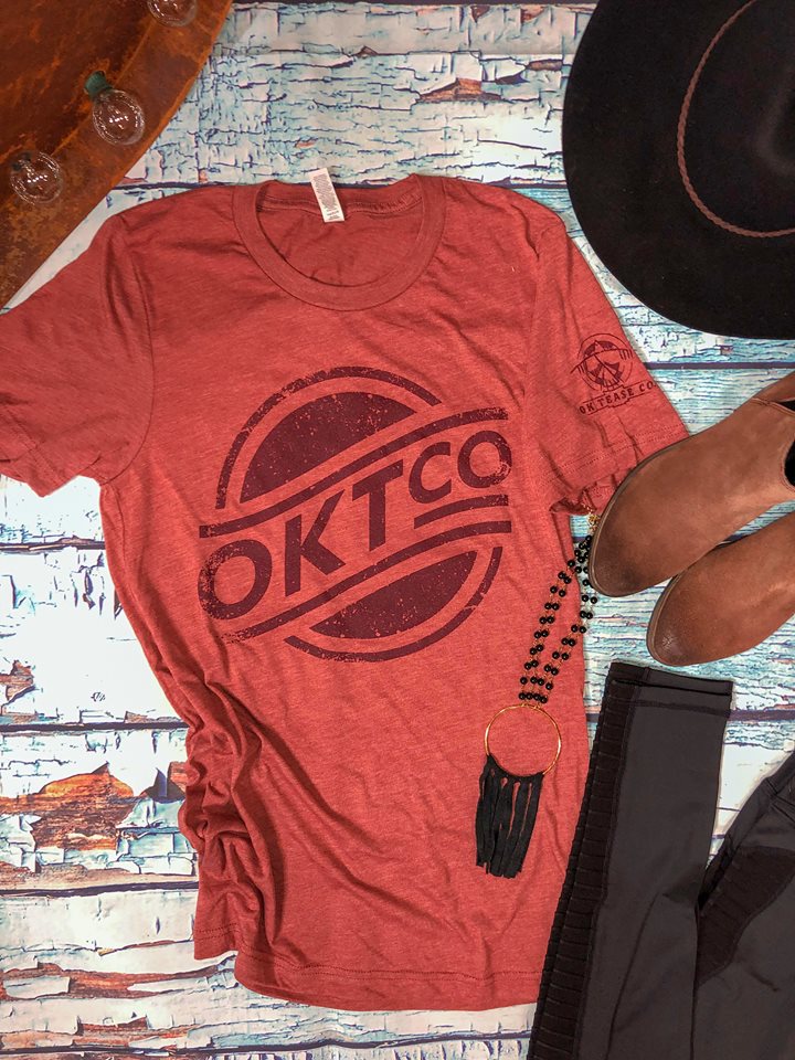 OKTco Swash Logo Tee, Clay