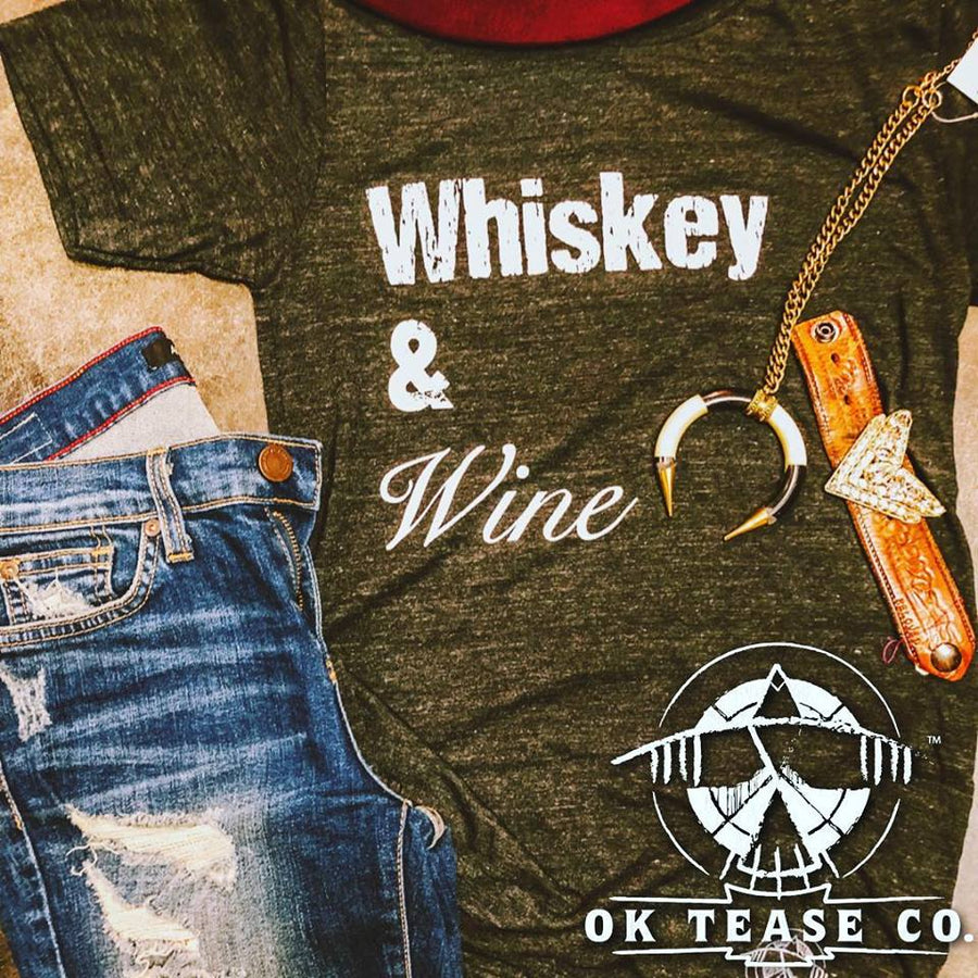 Whiskey & Wine Tee